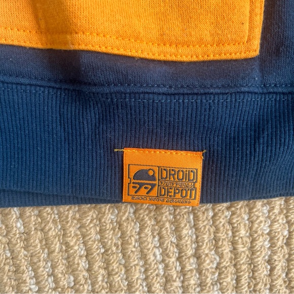 Disney Star Wars Droid Depod C-3PO Hoodie Astromech 3PO-Series Protocol SZ L - Picture 11 of 15